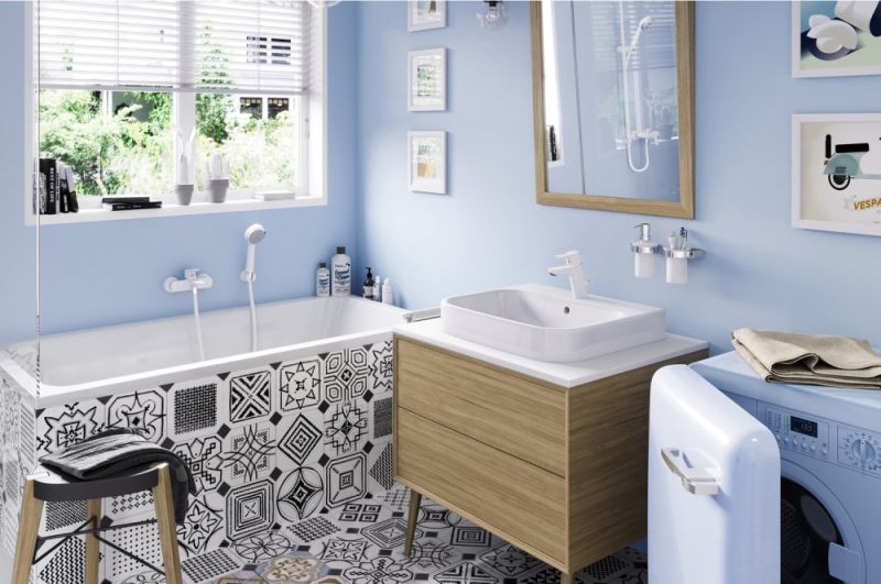 Смеситель для раковины Kludi Pure&Easy белый 370289165